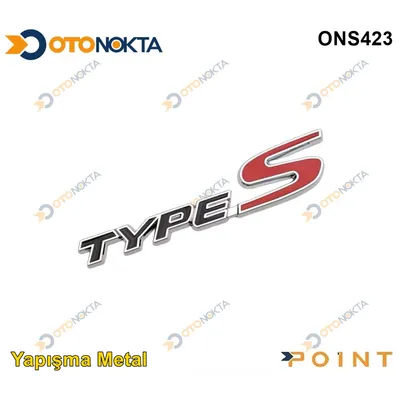 Arma Metal Yapısma Type S Siyah Kırmızı
