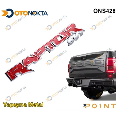 Arma Metal Yapışma Raptor Kırmızı Krom