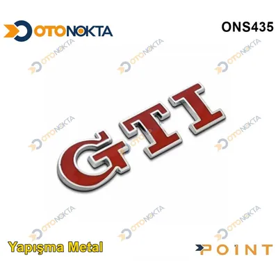 Arma Metal Yapışma GTI Kırmızı