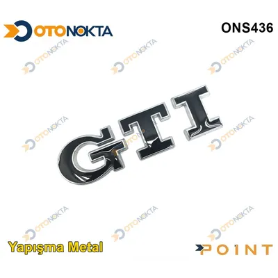 Arma Metal Yapışma GTI Siyah