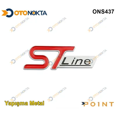 Arma Metal Yapışma St Line Kırmızı Siyah