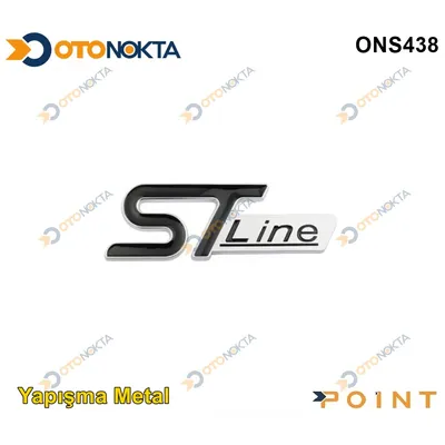 Arma Metal Yapışma St Line Siyah Krom
