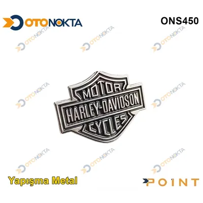 Arma Metal Yapışma Harley Davidson Siyah