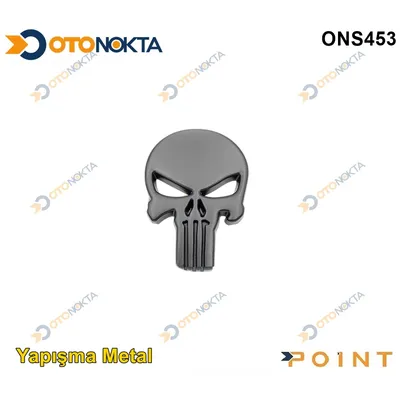 Arma Metal Yapışma Kuru Kafa Füme