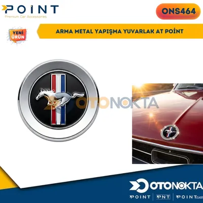 Arma Metal Yapışma Yuvarlak At – görsel 2