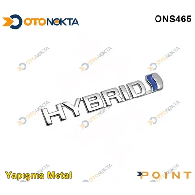 Arma Metal Yapışma Hybrit Yazısı Krom