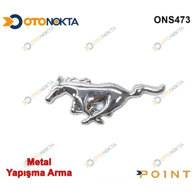 Arma Metal Yapışma Büyük Krom At
