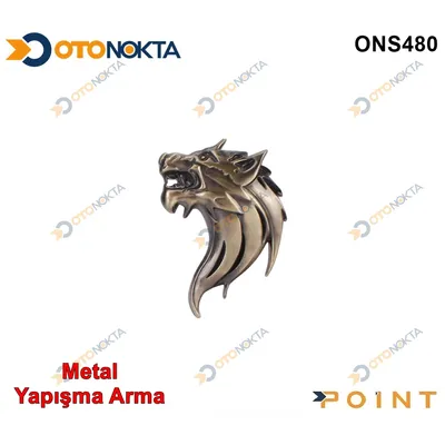 Arma Metal Yapışma Kaplan Gold Ponit