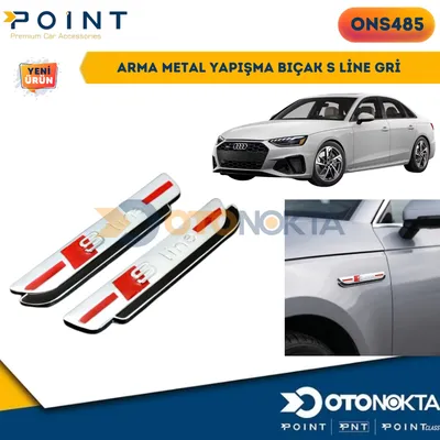 Arma Metal Yapışma Bıçak S Line Gri