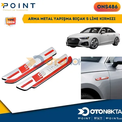 Arma Metal Yapışma Bıçak S Line Kırmızı