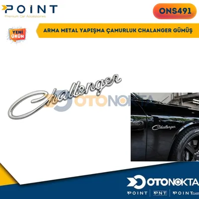 Arma Metal Yapışma Chalanger Gümüş