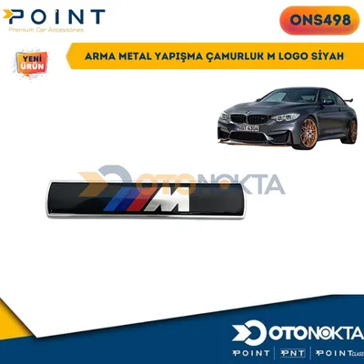 Arma Metal Yapışma Çamurluk M Logo Siyah