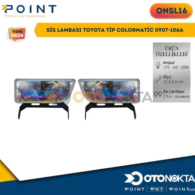Sis Lambası Toyota Tip Rainbow 106A – görsel 2