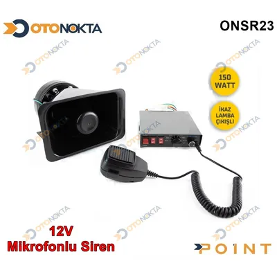 Siren Profesyonel 12 V 150W SS12