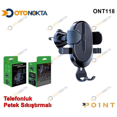 Telefon Tutucu Geçmeli Sıkştırmlı Siyh