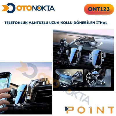 Telefon Tutucu Vantuzlu Uzun Kollu Dönebilen
