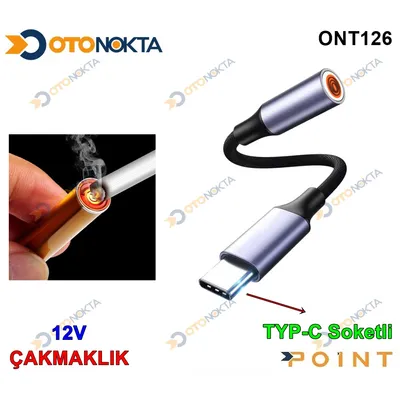 Çakmaklık Typ-C Soketli 12V