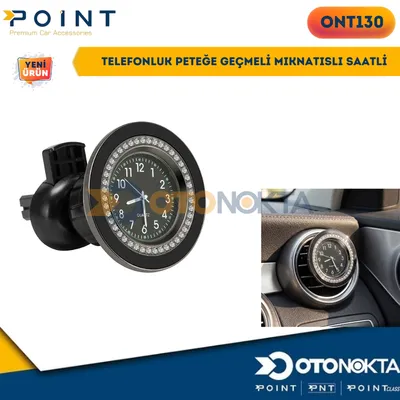 Telefon Tutucu Peteğe Geçmeli Mıknatıslı Saatli