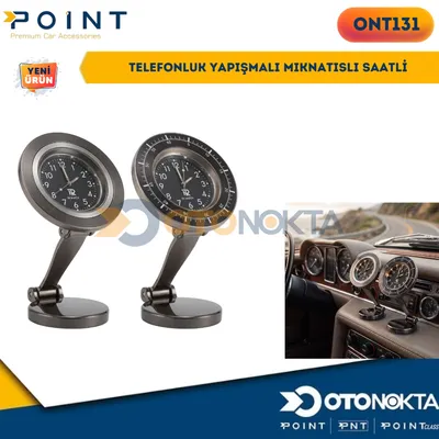 Telefon Tutucu Yapışmalı Mıknatıslı Saatli