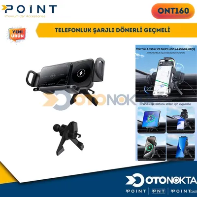 Telefon Tutucu Şarjlı Dönerli Geçmeli