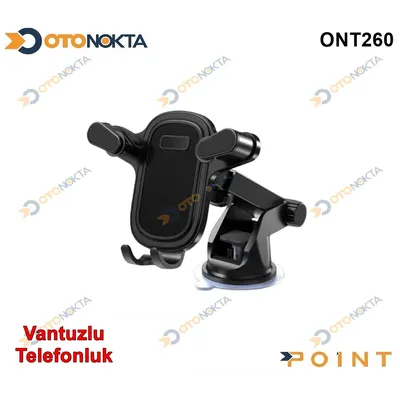 Telefonluk Vantuzlu Ayarlı Siyah Ahtapot