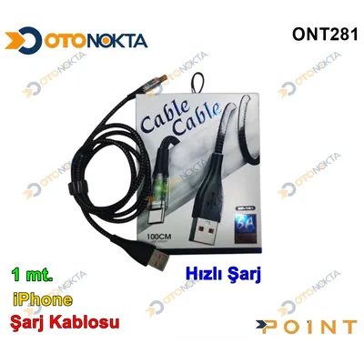 Şarj Aleti Kablo 1 mt Hızlı Şarjlı İphone