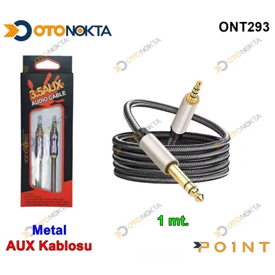 Aux Kablosu 1 Metre Metal