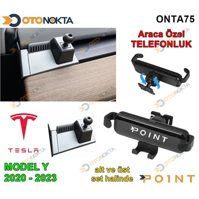 Araca Özel Telefon Tutucu Tesla Model Y 2021
