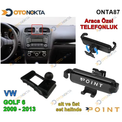 Araca Özel Telefon Tutucu Volkswagen Golf 6
