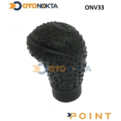 Vites Topuzu Silikonlu Kılıfı Oval Siyah