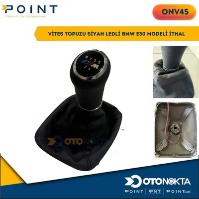 Vites Topuzu Siyah Ledli BMW E30 Modeli
