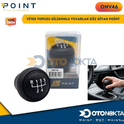 Vites Topuzu Silikonlu Yuvarlak Düz Siyah