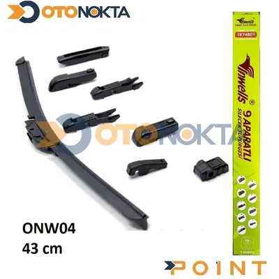 Silecek 9 Aparatlı 430 mm İnwels