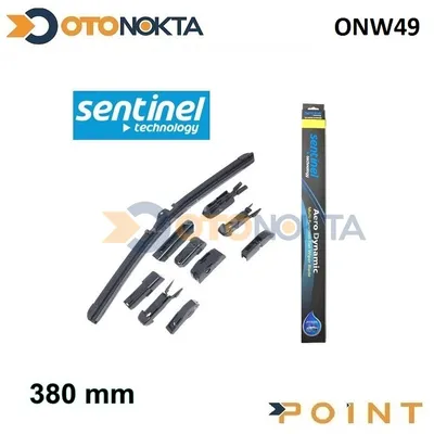 Silecek 12 Aparatlı Muz 380 mm Sentinel