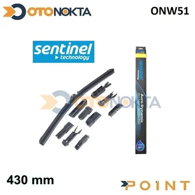 Silecek 12 Aparatlı Muz 430 mm Sentinel