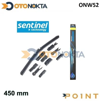 Silecek 12 Aparatlı Muz 450 mm Sentinel