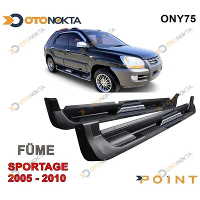Yan Basamak Kia Sportage 05-10 Point Füme