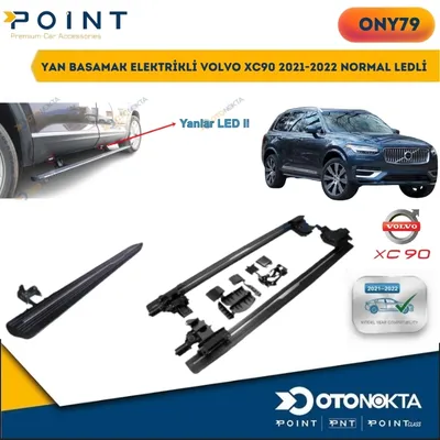 Yan Basamak Elektrikli Volvo XC90 21-22 Norm Ledli