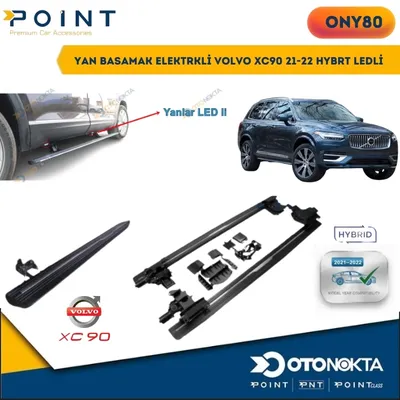 Yan Basamak Elektrkli Volvo XC90 21-22 Hybrt Ledli