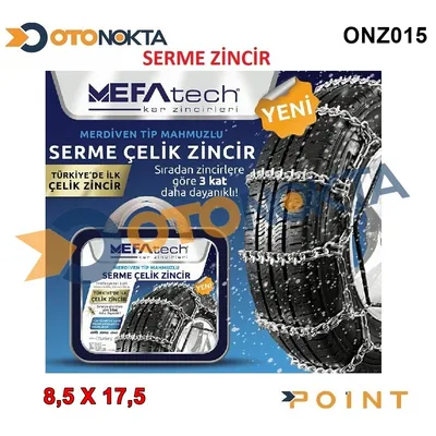 Kar Zinciri Serme 8,5 X 17,5 Mefatech