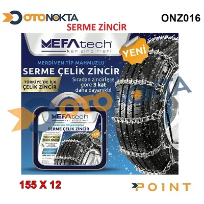 Kar Zinciri Serme 155x12 Mefatech