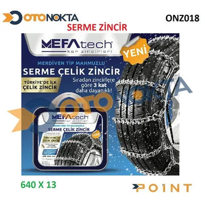 Kar Zincir Merdiven Tip Serme Zincir 640x13MEFATEC