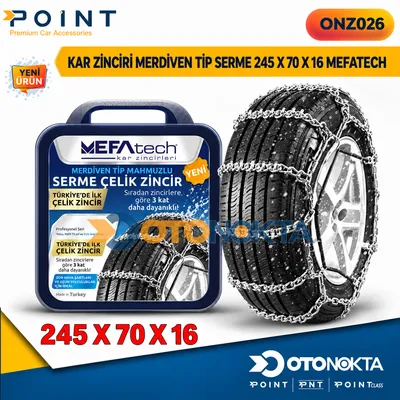 Kar Zinciri Merdiven Tip Serme 245x70x16 Mefatech