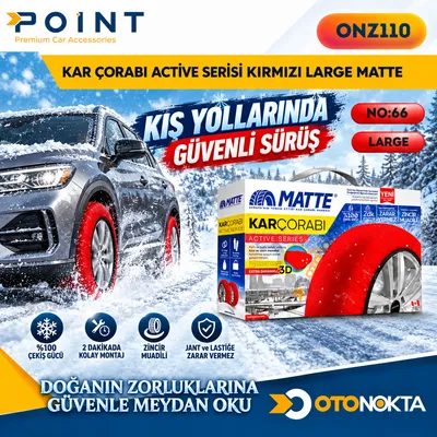 Kar Çorabı Active Serisi Kırmızı Large Matte