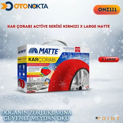 Kar Çorabı Active Serisi Kırmızı X Large Matte