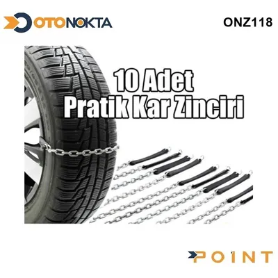 Kar Zinciri Lastikli 10 Parça Çelik
