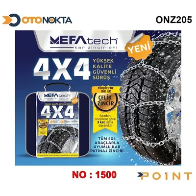 Kar Zincir 4x4 Modeli No 1500 Mefatech