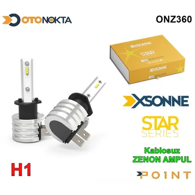 Zenon LED H1 12V Star Seri Kablosuz Xsonne