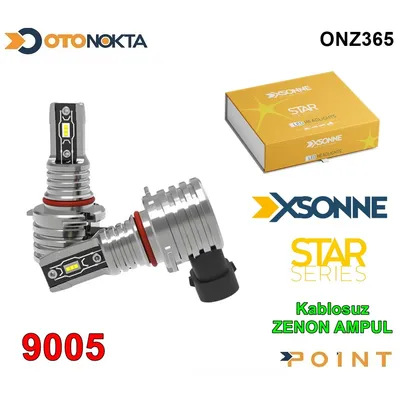Zenon LED 9005 12V Star Seri Kablosuz Xsonne