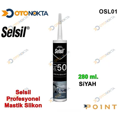 Selsil Pu Mastik Silikon Siyah